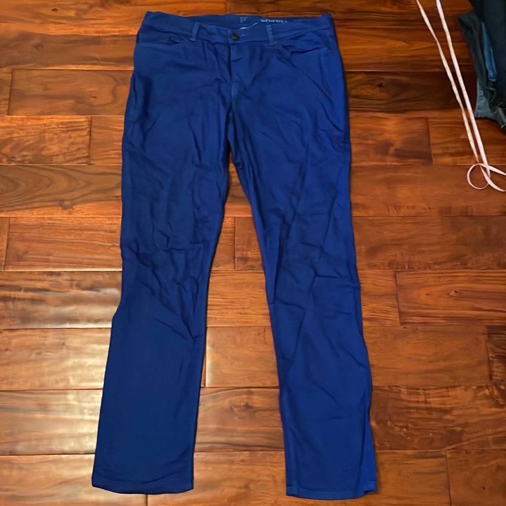Cobalt blue colored jeans